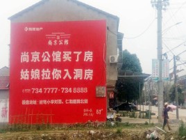黄梅墙体广告在乡镇、农村市场的媒体优势