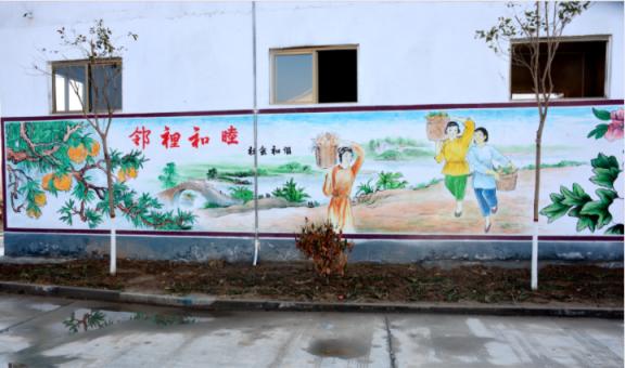 黄梅乡镇文化墙 乡风文明焕发新活力