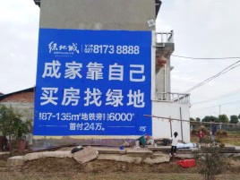 黄梅墙体广告位置选择重要性