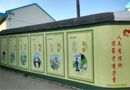 黄梅文化墙施工攻略