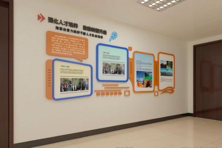 黄梅如何才能设计出符合企业自身特征的文化墙？