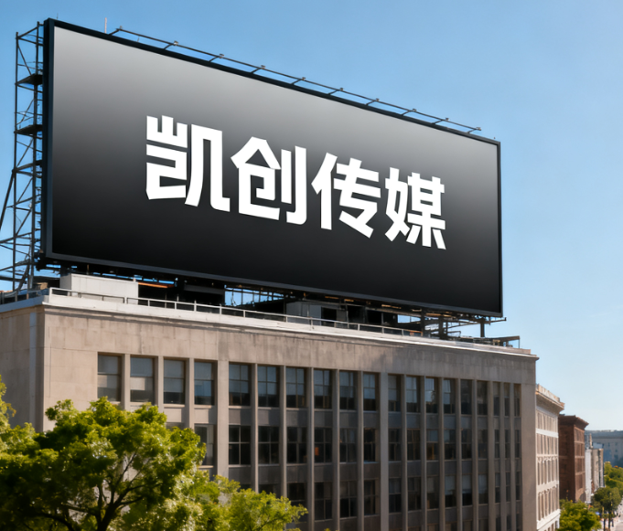 黄梅户外广告牌的设计与制作