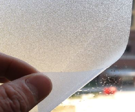 黄梅玻璃门外面粘广告用什么材料好？