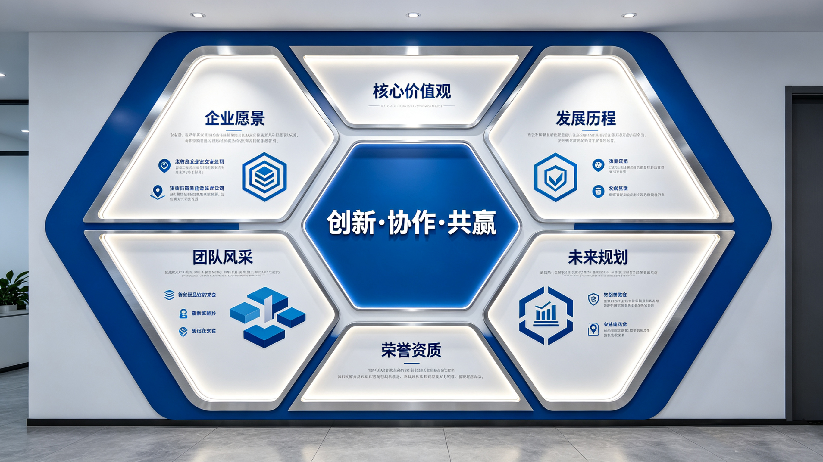 黄梅企业文化墙六边形避坑指南（新手常犯5个错误）